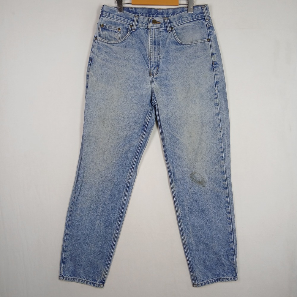 Carhartt B17-DST Relaxed Fit Tapered Light Wash Jeans 35x32 (Fits 34x30)